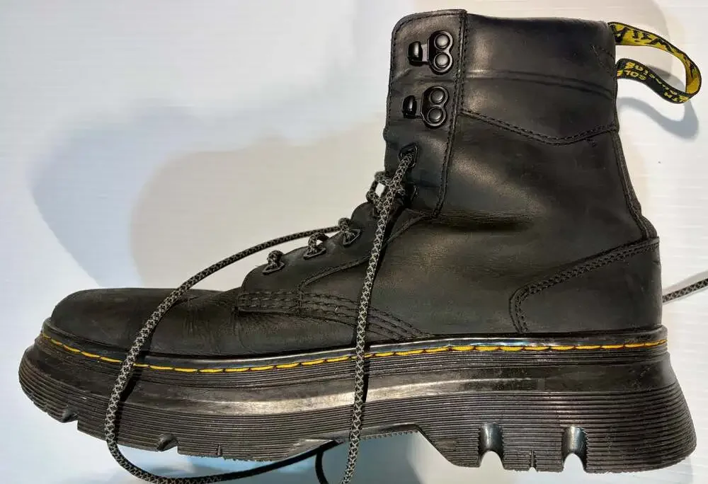 Dr. Martens Tarik Leather Boots Black Men’s US 10 EU 43 Combat Utility